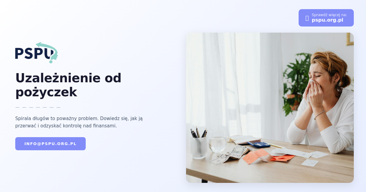 Uzależnienie od pożyczek